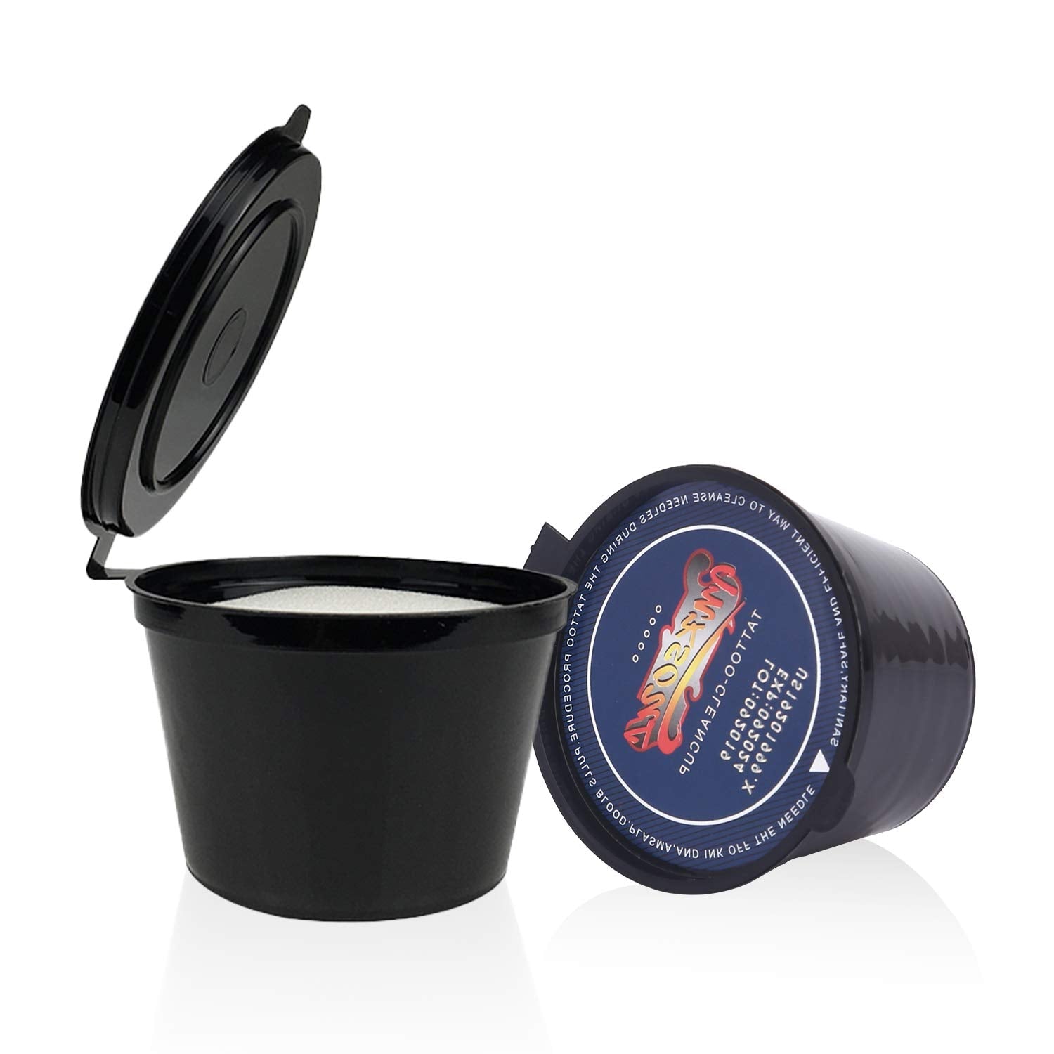18pcs High-Quality Tattoo Dip Cup Caps INKSOULSUPPLY.COM