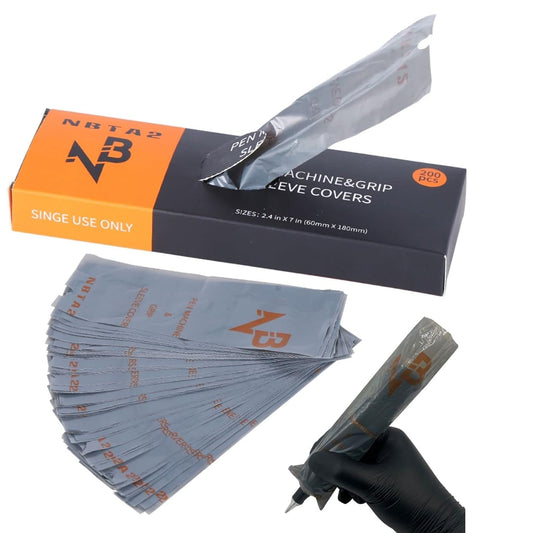 High-Quality Tattoo Pen Covers, Set of 200, Ideal for Professional Artists INKSOULSUPPLY.COM