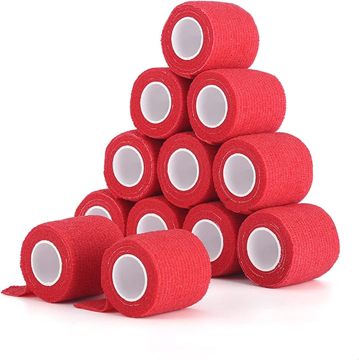 Self Adherent Cohesive Bandages Wrap 2" x 5 Yards, 12 Rolls INKSOULSUPPLY.COM