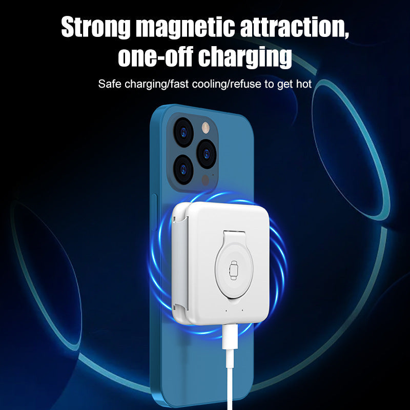 Folding Magnetic Suction Wireless Charger 3-in-1 FLIPSTYLEZLLC