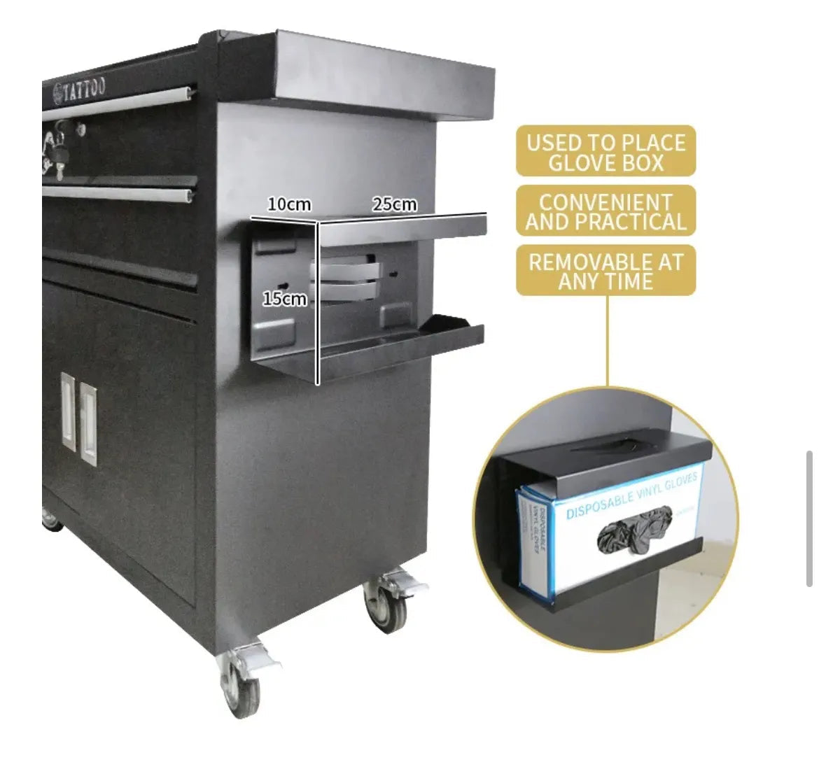 Multifunctional tattoo tool workbench tool car INKSOULSUPPLY.COM