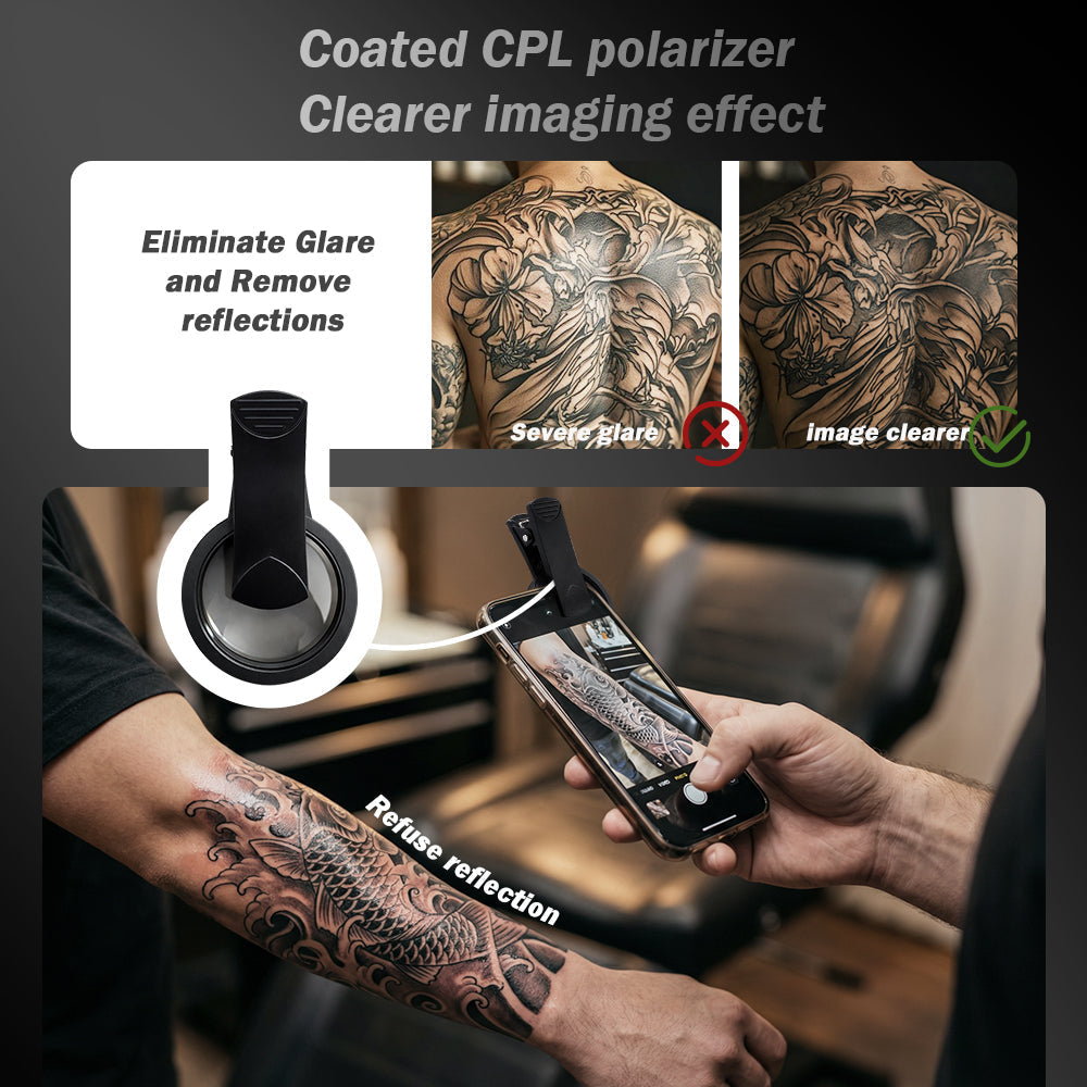 Professional Tattoo Photography Anti-2.0 Glare Kit 180 LED Beads（10W） INKSOULSUPPLY.COM
