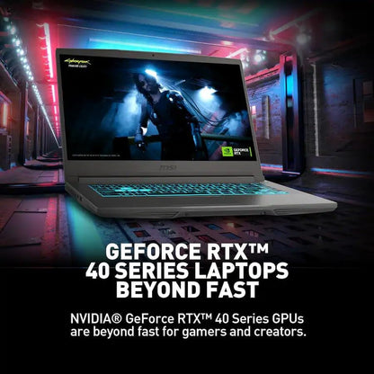 Msi 15.6" Thin A15 Gaming Laptop, 16GB DDR5, 512GB SSD, NVIDIA Geforce RTX 4050, Intel Core I5-13420H(Beat I7-11800H), Full HD Display, Backlit Keyboard, HDMI, Wi-Fi 6, Bluetooth, Windows 11, Black BazaarBox