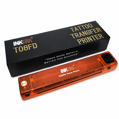 INKSOUL® T08FD tattoo transfer printer touch screen INKSOULSUPPLY.COM