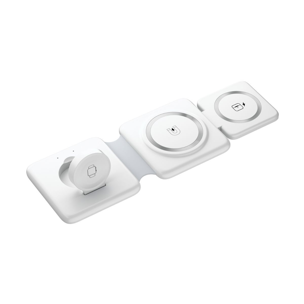 Folding Magnetic Suction Wireless Charger 3-in-1 FLIPSTYLEZLLC