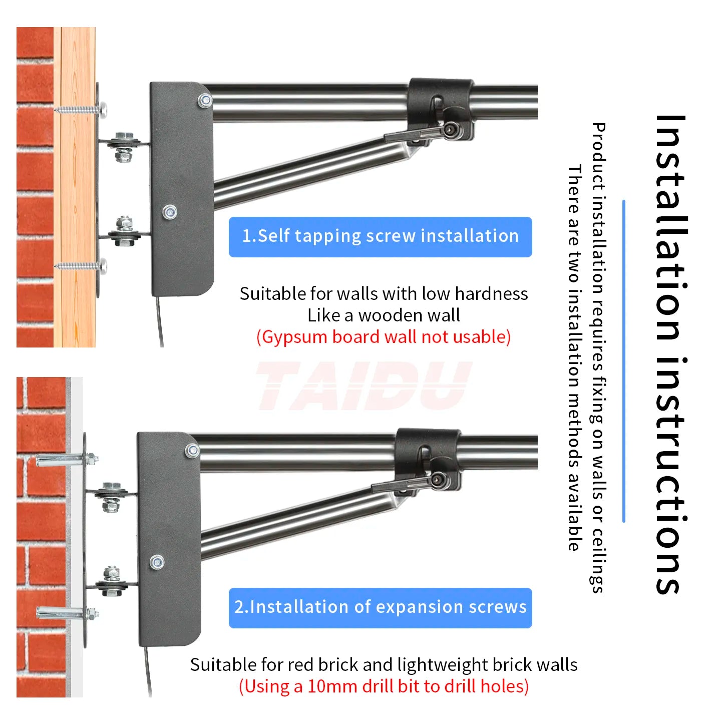 TAIDU PROMOTIONAL PL-48 LARGE PANEL TELESCOPING TATTOO WALL LIGHT INKSOULSUPPLY.COM
