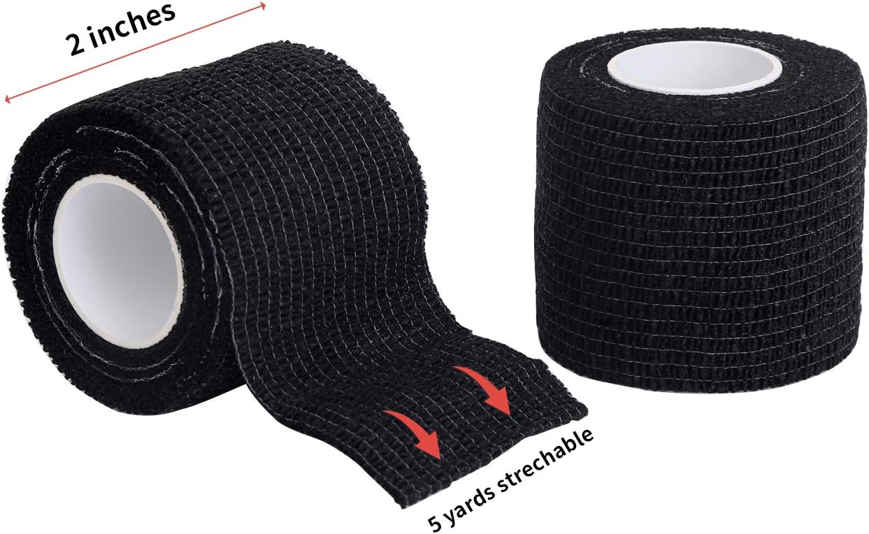 Self Adherent Cohesive Bandages Wrap 2" x 5 Yards, 12 Rolls INKSOULSUPPLY.COM