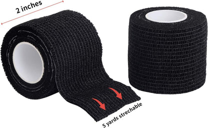 Self Adherent Cohesive Bandages Wrap 2" x 5 Yards, 12 Rolls INKSOULSUPPLY.COM