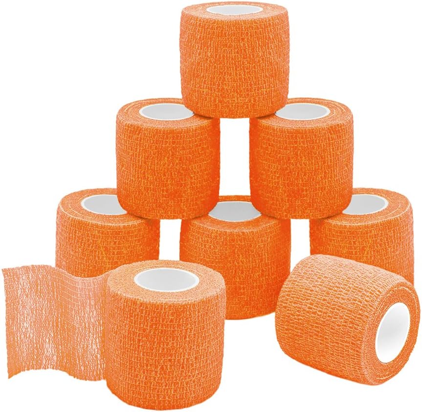 Self Adherent Cohesive Bandages Wrap 2" x 5 Yards, 12 Rolls INKSOULSUPPLY.COM