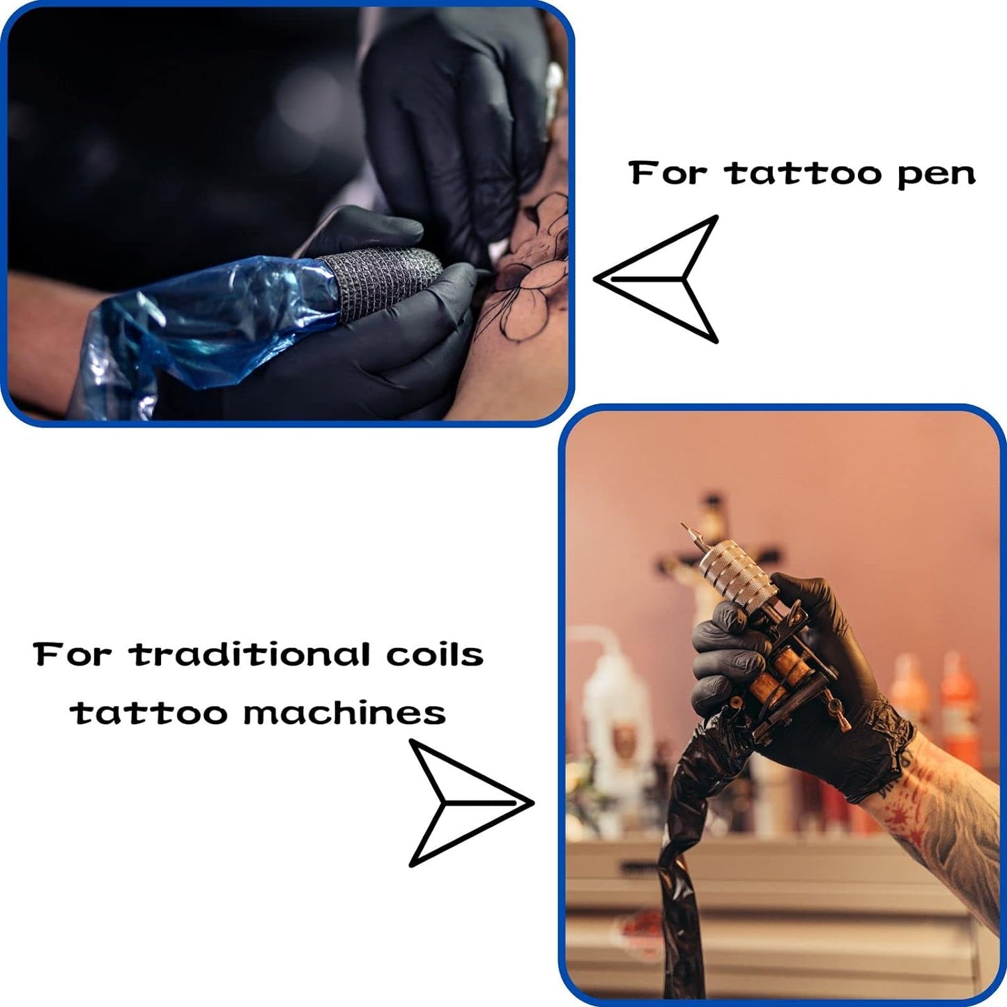 125pcs/box Disposable Tattoo Clip Cord Covers INKSOULSUPPLY.COM