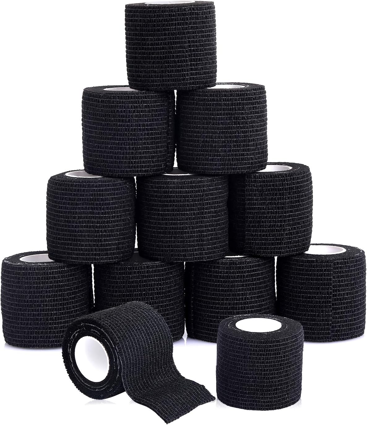 Self Adherent Cohesive Bandages Wrap 2" x 5 Yards, 12 Rolls INKSOULSUPPLY.COM