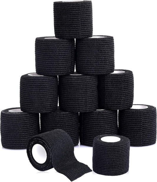 Self Adherent Cohesive Bandages Wrap 2" x 5 Yards, 12 Rolls INKSOULSUPPLY.COM
