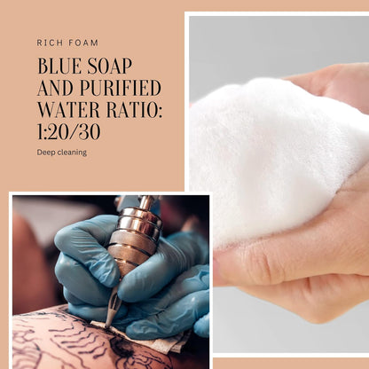 Premium 16.9oz Blue Soap for Tattoo Care INKSOULSUPPLY.COM