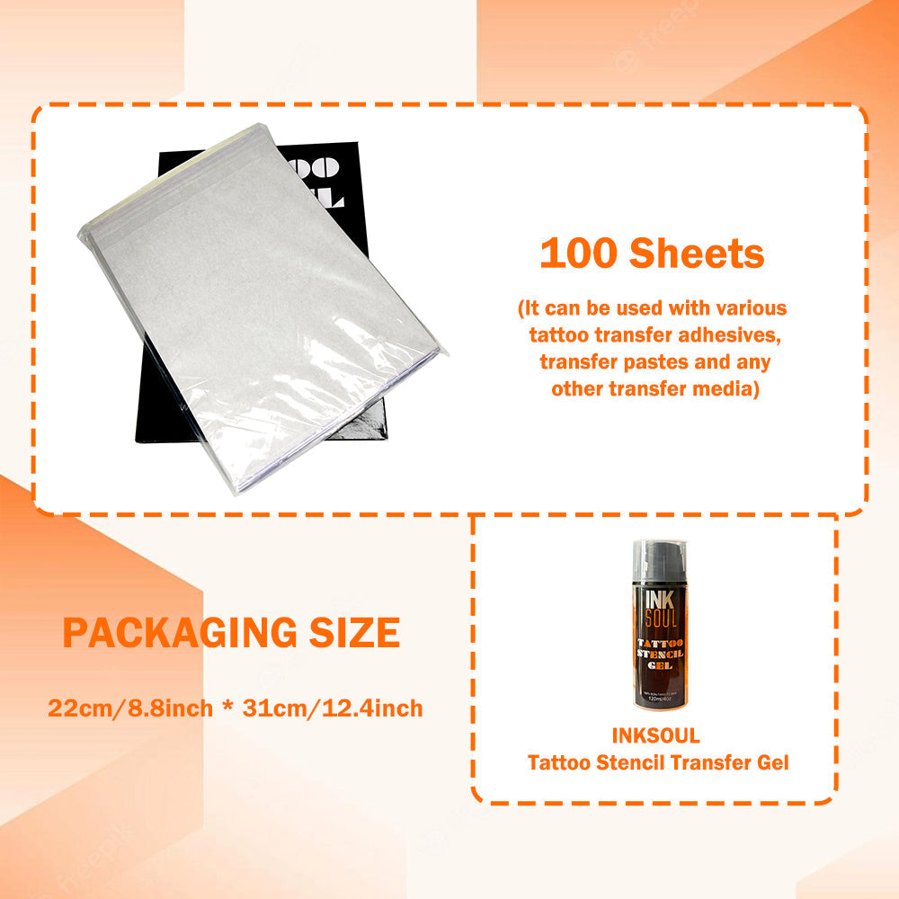 INKSOUL®  TATTOO STENCIL PAPER （best for shadow） INKSOULSUPPLY.COM