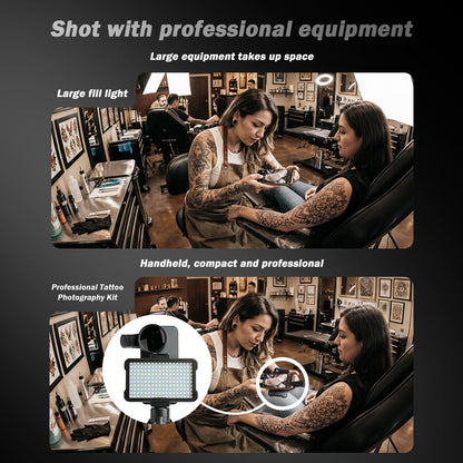 Professional Tattoo Photography Anti-2.0 Glare Kit 180 LED Beads（10W） INKSOULSUPPLY.COM
