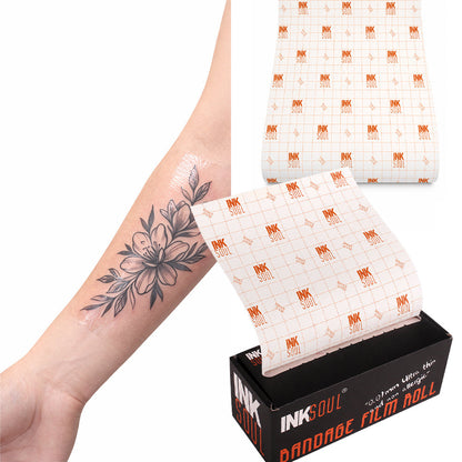 INKSOUL® Tattoo Aftercare Bandage Film 0.01mm ultrathin Roll 6in X 10yd INKSOULSUPPLY.COM