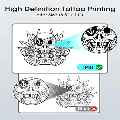 Phomemo TP81 Wireless Tattoo Template Printer (Upgrade) INKSOULSUPPLY.COM