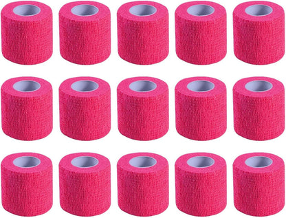 Self Adherent Cohesive Bandages Wrap 2" x 5 Yards, 12 Rolls INKSOULSUPPLY.COM