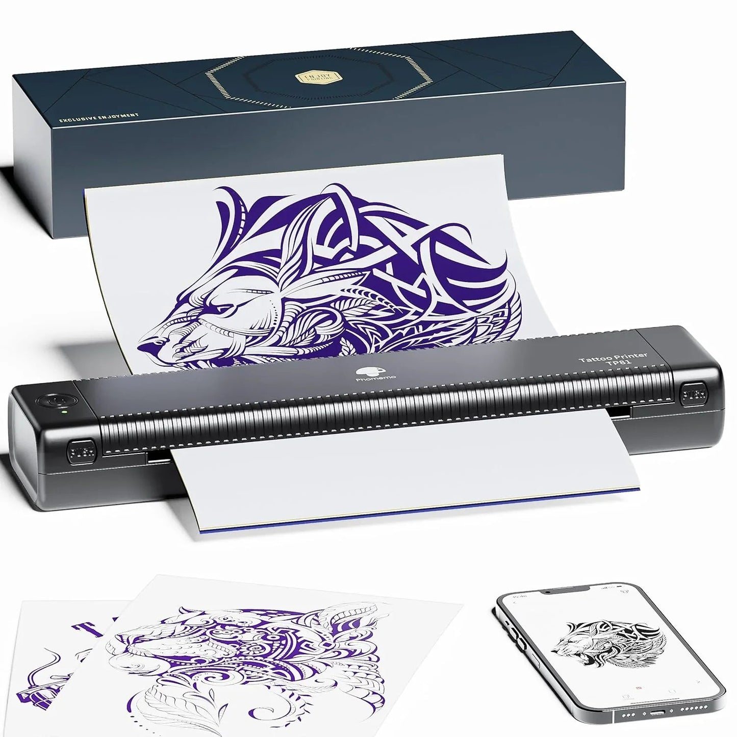 Phomemo TP81 Wireless Tattoo Template Printer (Upgrade) INKSOULSUPPLY.COM