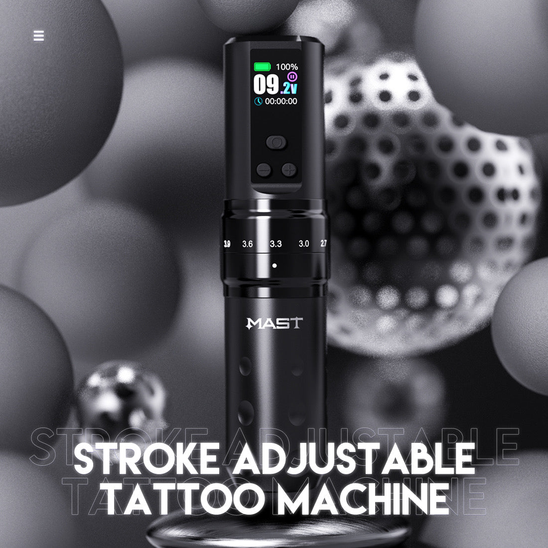 Dragonhawk Wireless Tattoo Pen Machine 2.4-4.2MM Strokes Length | Mast Fold 2 Pro INKSOULSUPPLY.COM