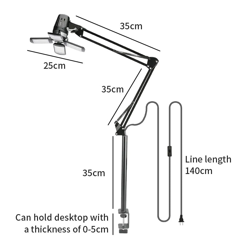 TAIDU TATTOO UPGRADE COLLAPSIBLE LONG ARM LIGHT INKSOULSUPPLY.COM