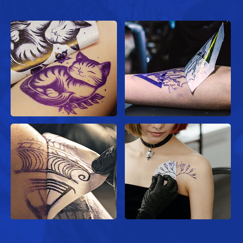 AIMO ROLL PAPER |separating tattoo stencil paper 210cm x 30m With bracket INKSOULSUPPLY.COM