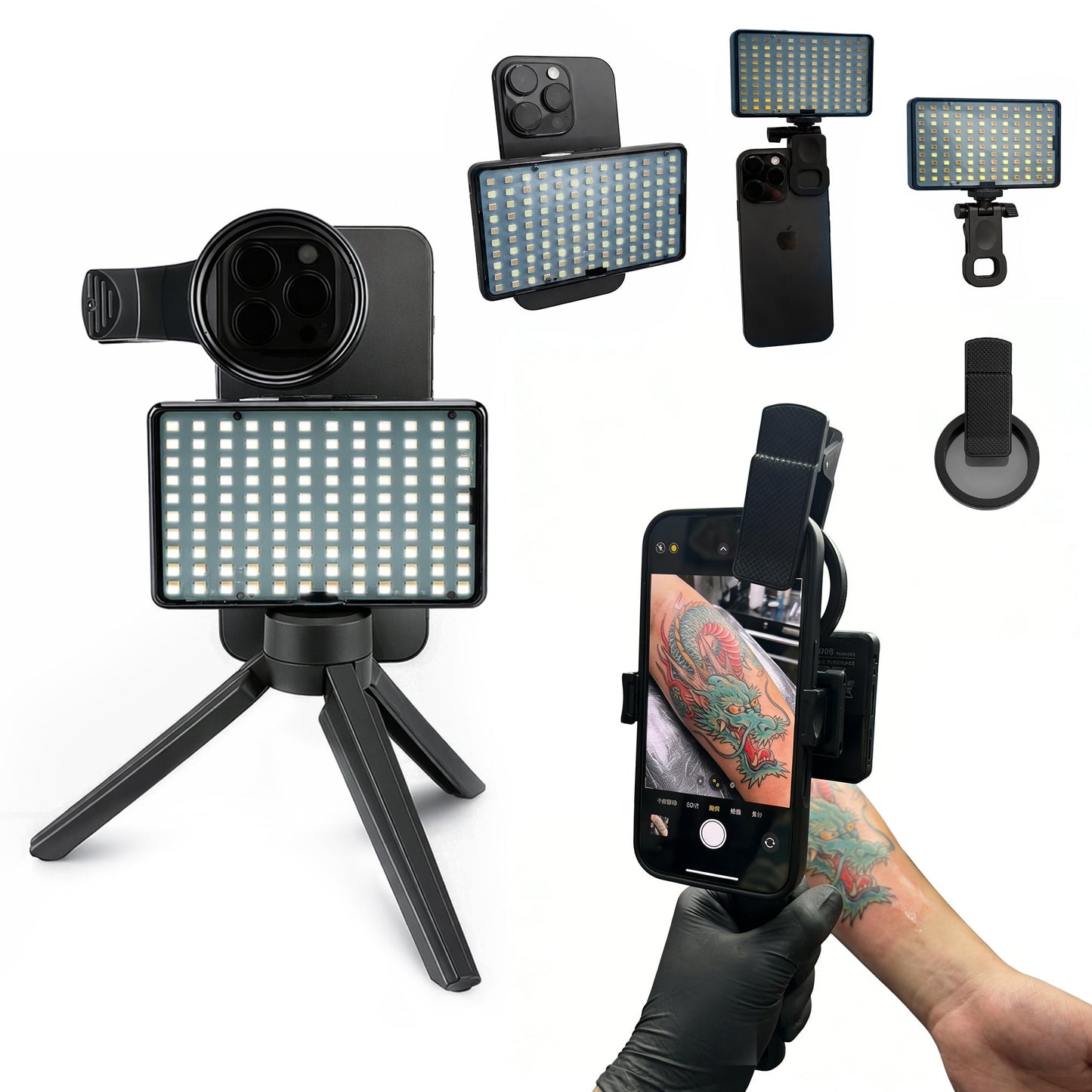 Professional Tattoo Photography Anti-3.0 Glare Kit 120 LED Beads（12W）Brighter and lighter INKSOULSUPPLY.COM