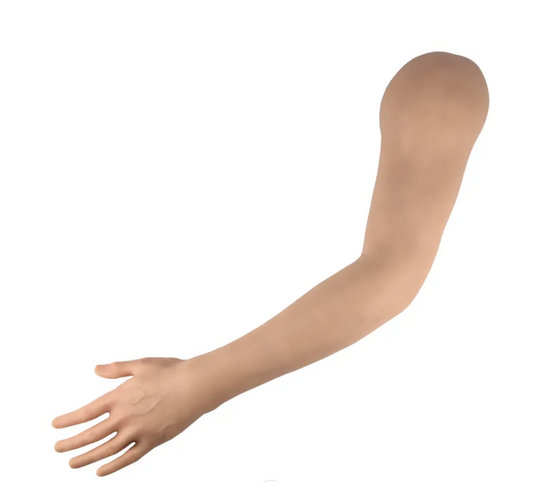 Tattoo imitation silicone movable joint arm INKSOULSUPPLY.COM
