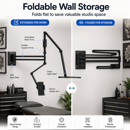 Multifunctional and convenient work lamp---Wall mounted light INKSOULSUPPLY.COM