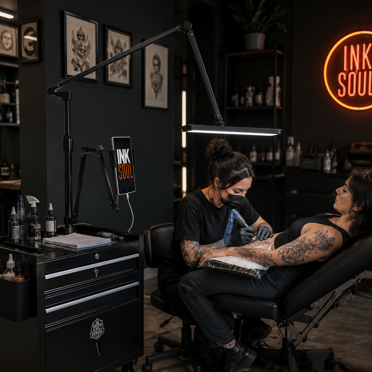 MULTIFUNCTIONAL AND CONVENIENT TATTOO CAR WORK LIGHT INKSOULSUPPLY.COM