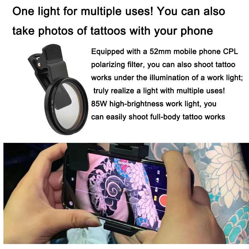 INKSOUL®  Tattoo removal reflective work & photography light kit INKSOULSUPPLY.COM