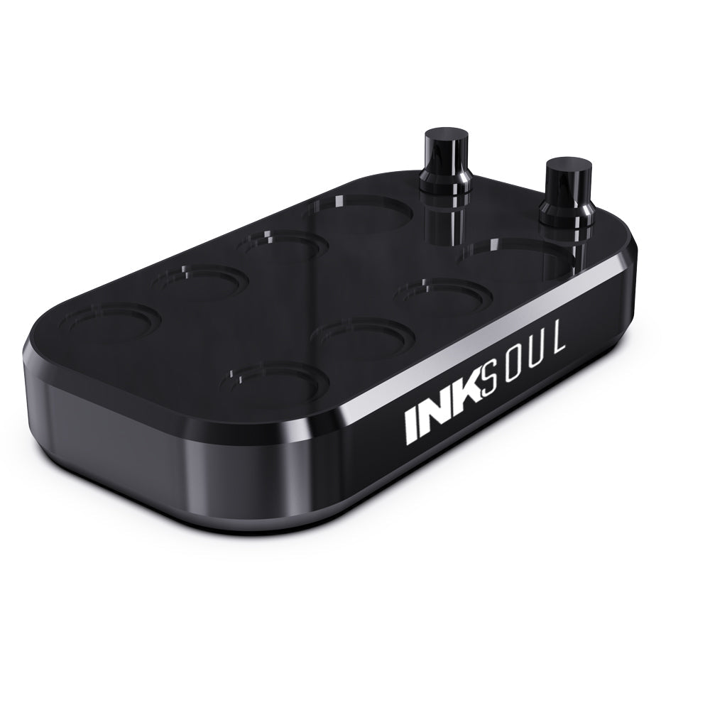 INKSOUL® TATTOO INK CUP MIXER 8 sites Aluminum alloy frame INKSOULSUPPLY.COM