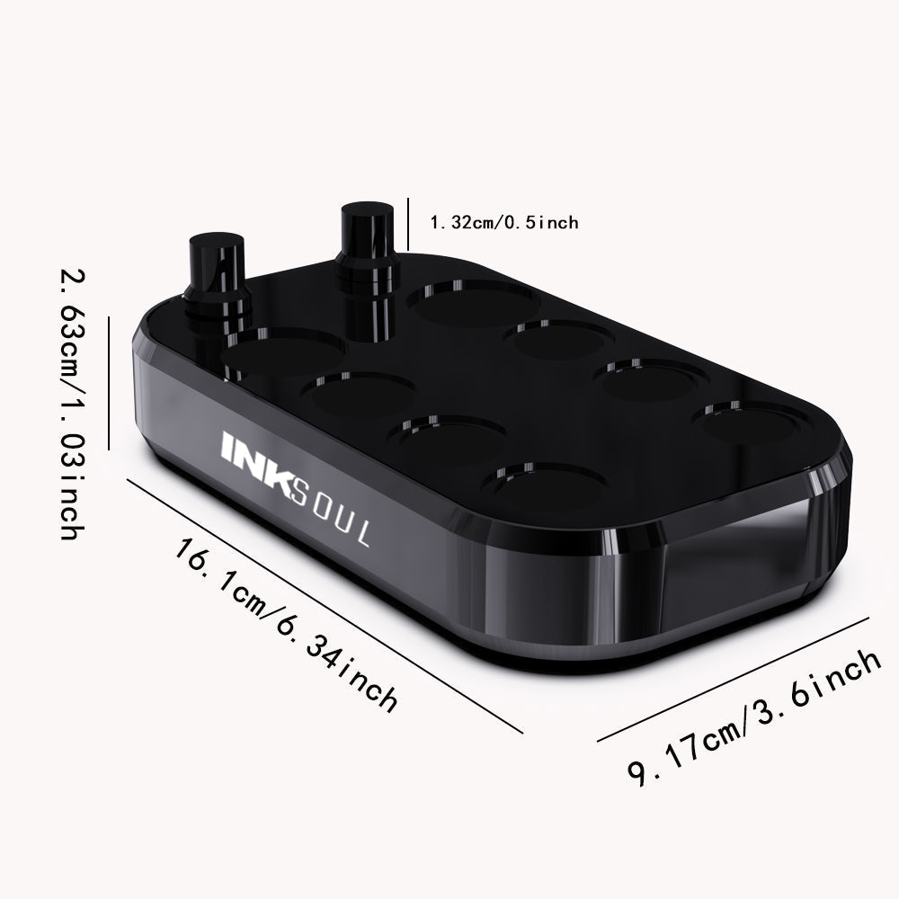 INKSOUL® TATTOO INK CUP MIXER 8 sites Aluminum alloy frame INKSOULSUPPLY.COM