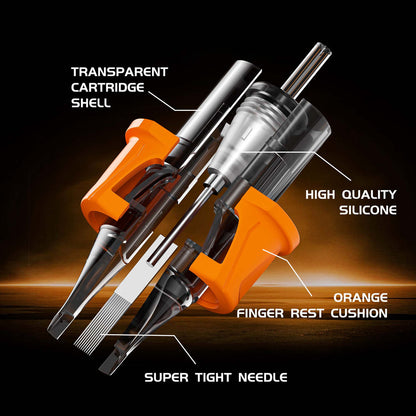 Big wasp Energy Rubber Cartridge Needles -Box of 20 INKSOULSUPPLY.COM