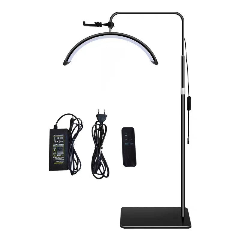 Tattoo Estheticians Pmu Eyelash LED Floor Light,  moon Lamp with phone holder INKSOULSUPPLY.COM