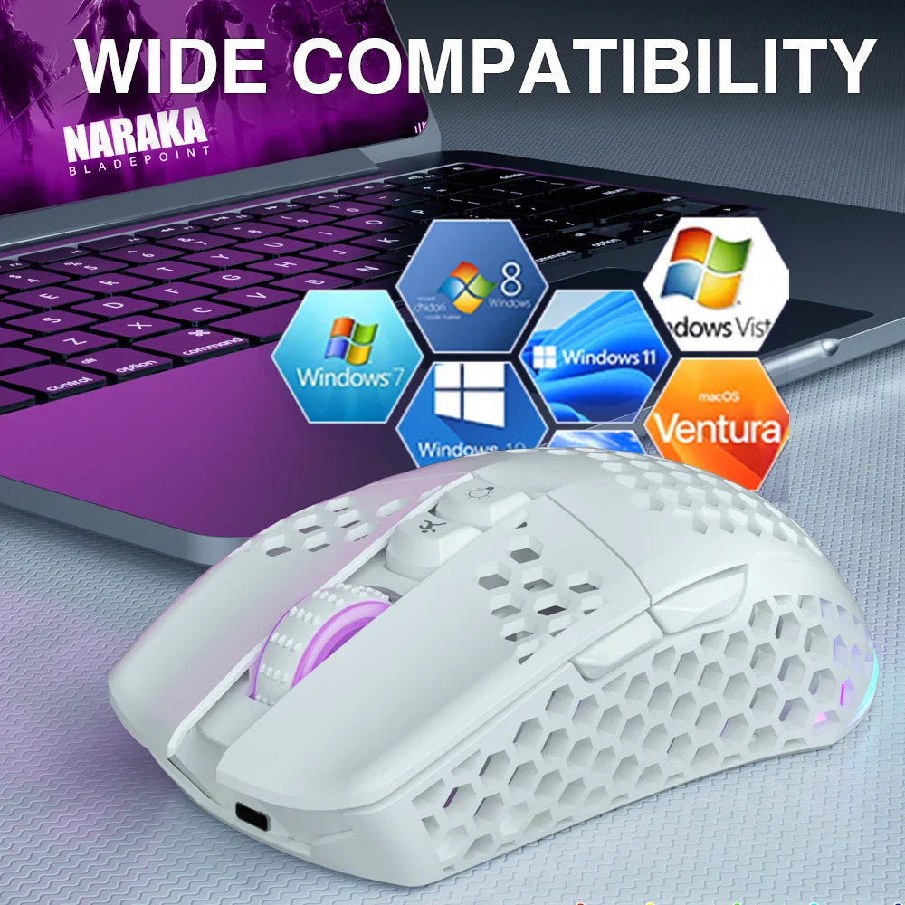SM600 3-Mode Connection Wireless Gaming Mouse Electronics Den
