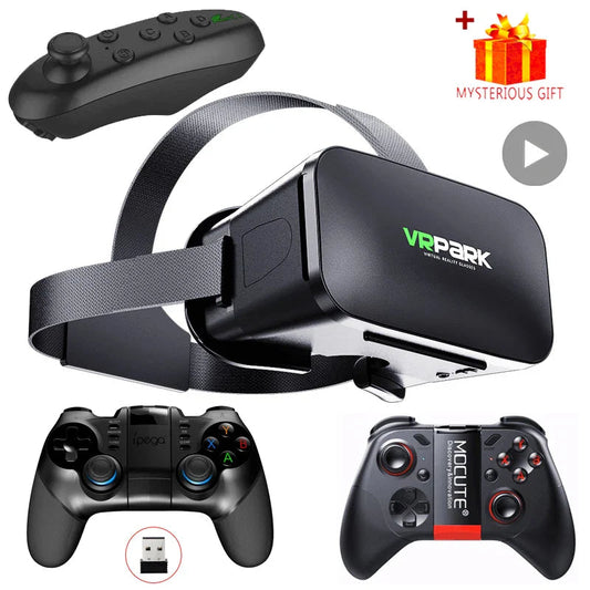 VR Glasses 3D Virtual Reality Headset Helmet Electronics Den