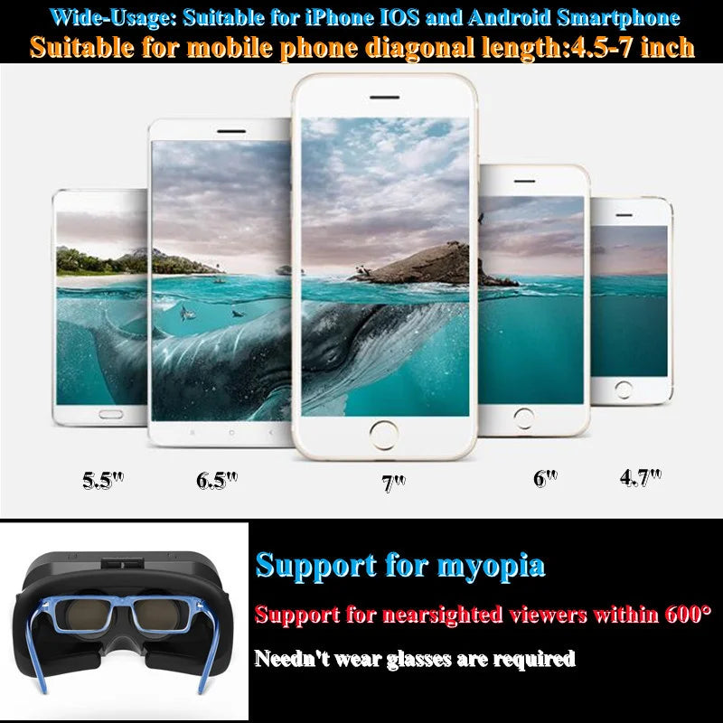 Shinecon Virtual Reality Viar 3D VR Glasses Electronics Den