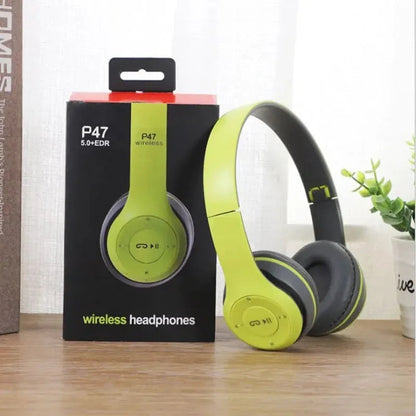 P47 Bluetooth 5.0 Wireless Headphone Electronics Den
