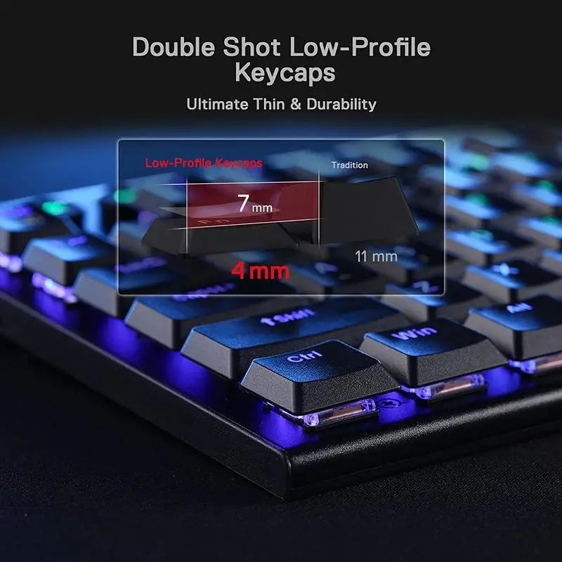 K618 Horus Wireless RGB Mechanical Keyboard Electronics Den