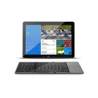 64-key Wireless BT Keyboard Rechargeable Foldable Keyboard Electronics Den