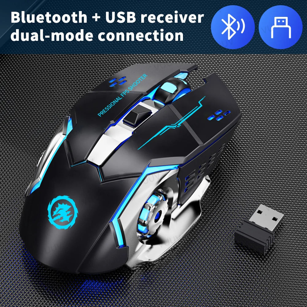 Wireless Gaming Mouse Bluetooth Electronics Den