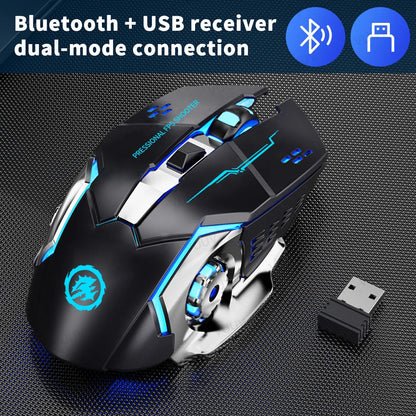 Wireless Gaming Mouse Bluetooth Electronics Den