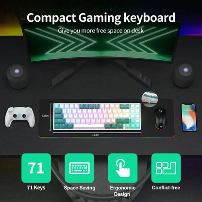 Tri-mode Mechanical Keyboard Electronics Den