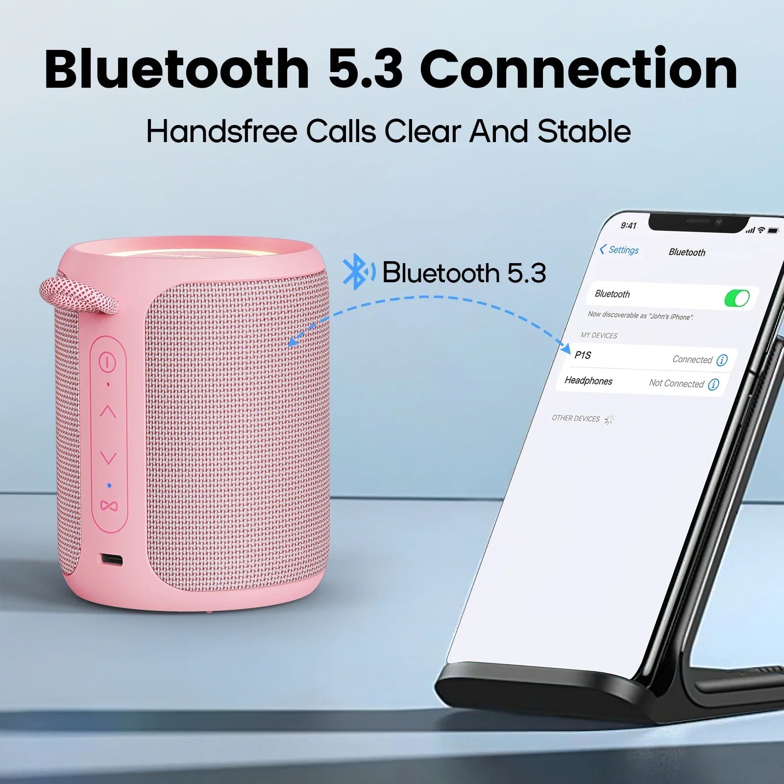 P1S Mini Portable Wireless Speaker Electronics Den