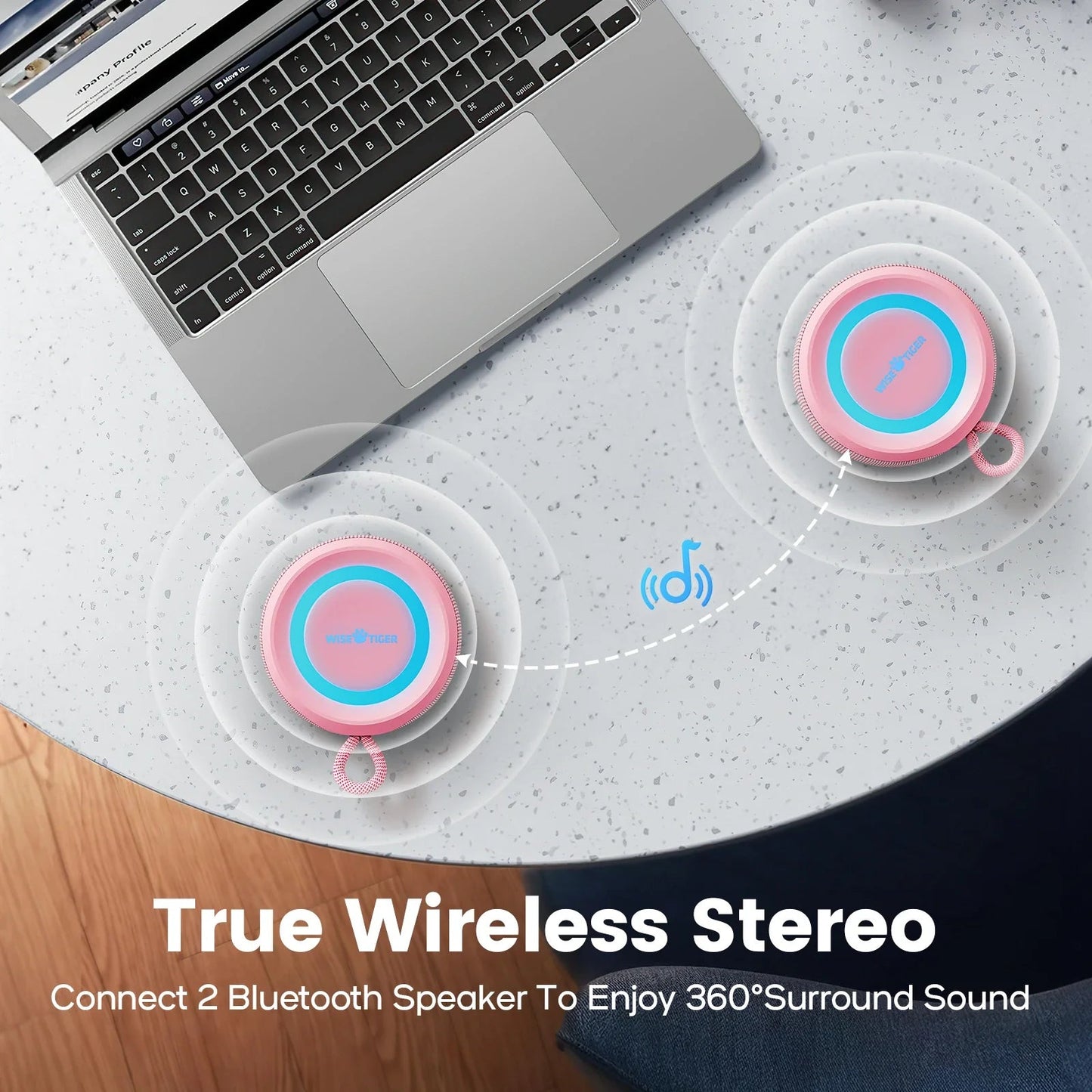P1S Mini Portable Wireless Speaker Electronics Den