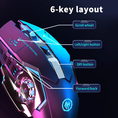 Wireless Gaming Mouse Bluetooth Electronics Den