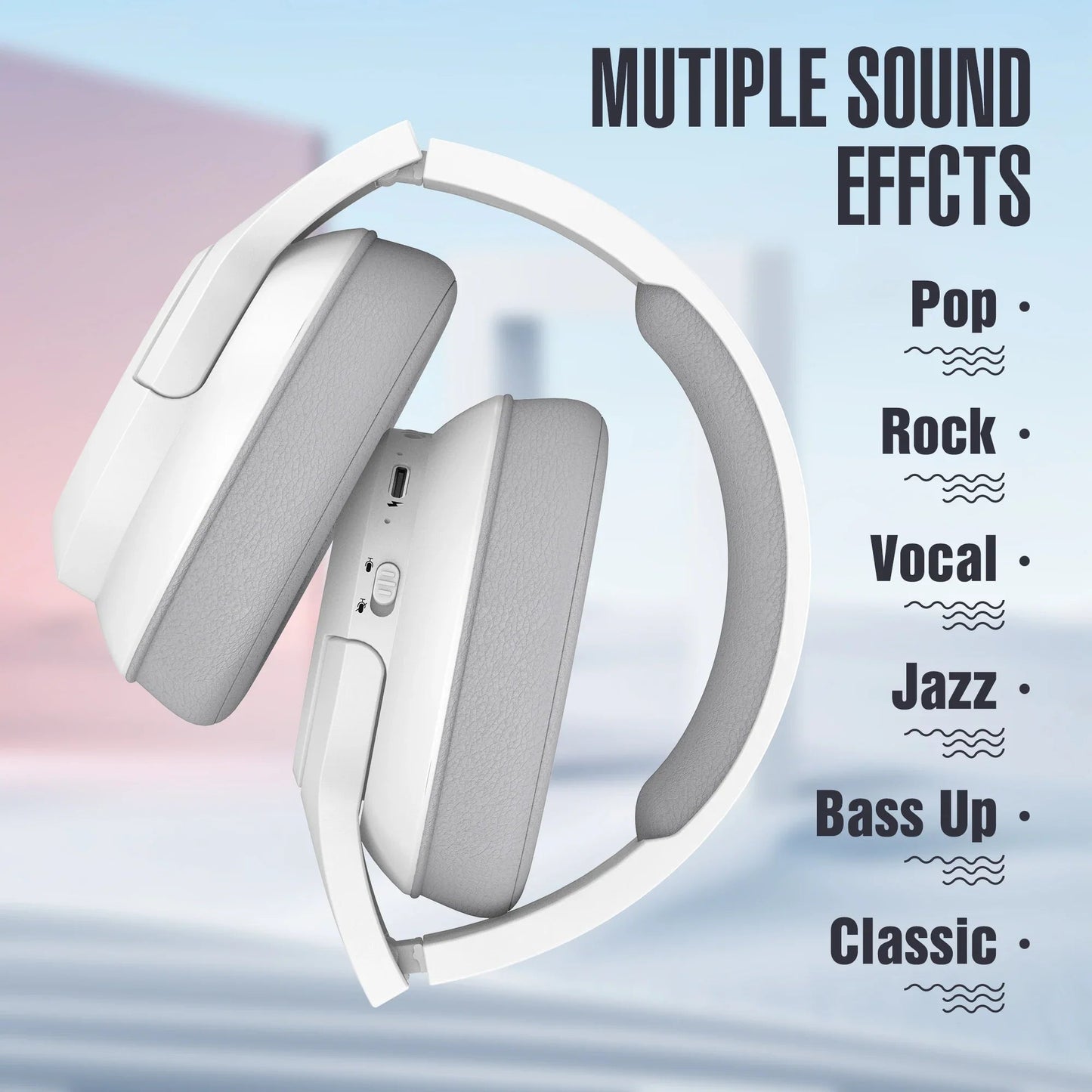 Bluetooth Wireless Over-Ear Headphones Electronics Den