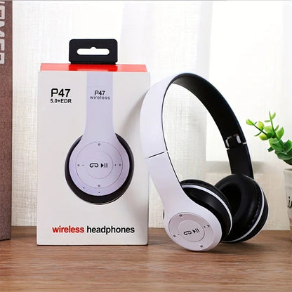 P47 Bluetooth 5.0 Wireless Headphone Electronics Den