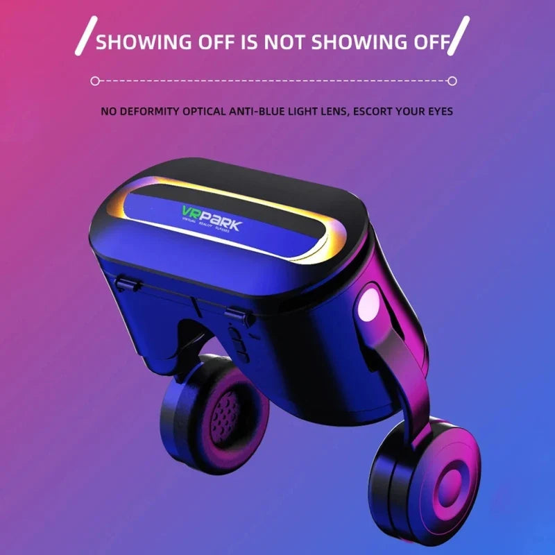 J60 Bluetooth 5.0 3D VR Smart Virtual Reality Glasses with Headset Electronics Den